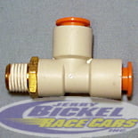 Male Run Tee 1/8NPT 1/4